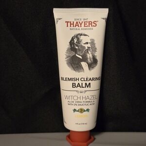 Thayers‎ Blemish Clearing Balm Lemon Witch Hazel 4 oz Disc.  Sealed Lemon